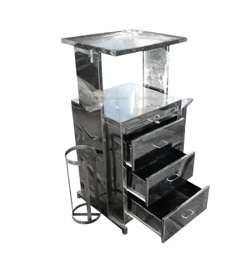 Trolley Emergency Stainless Steel UGD