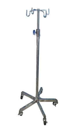 Tiang Infus Kaki 5 Stainless Steel